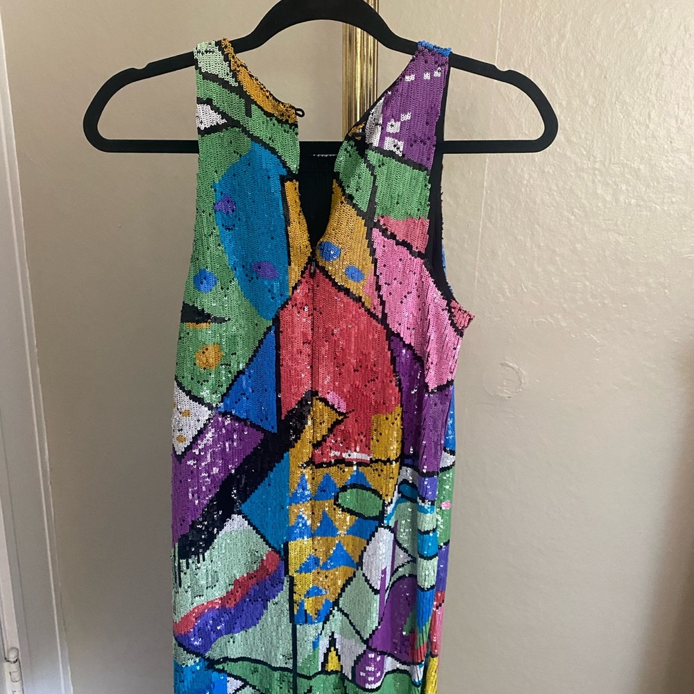 Colorful Sequin Dress -RARE - Picture 4 of 4